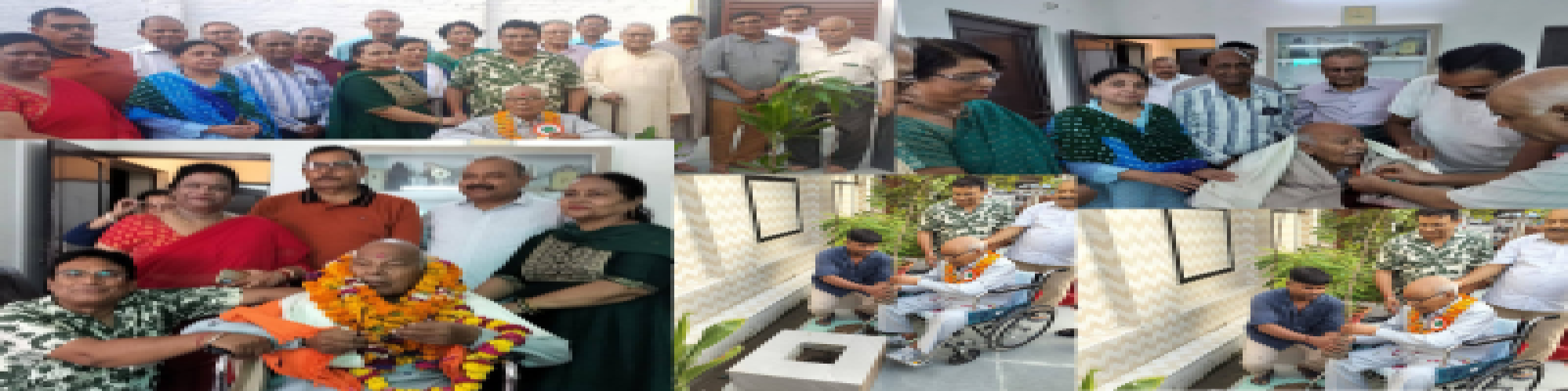 वरिष्ठ गीतकार के जन्मदिन पर आयोजित सम्मान समारोह का आयोजन